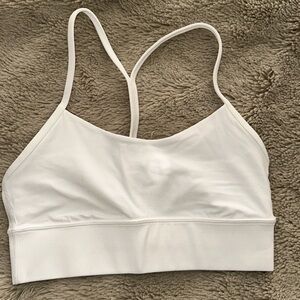 Lululemon white sports bra